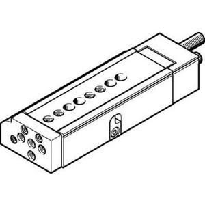 Pneumatische Antriebe mit Linearführung - Mini-Schlitten Kugel-Käfig-Führung Baugr. 8 mm / Hub 50 mm Y3-Dämpf. - 543940
