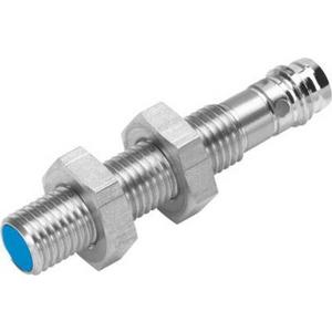 Zubehör für pneumatische Anlagen / Anlagenteile - Näherungsschalter induktiv M8 x 1 bündig PNP / Schließer M8 Stecker - 150387