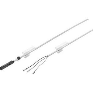 Zubehör für pneumatische Anlagen / Anlagenteile - SMT Näherungsschalter Zylinder mit Rundnut 24V DC / 1S Kabel 2,5 m - 551373