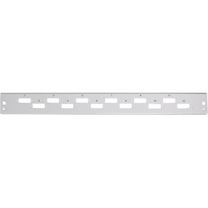 Frontpanel/Patchpanel leer (Schaltschrank) - Frontplatte 1HE 12SC duplex waagerechte vers. Anordnung - SB-FP-12SC-D-H