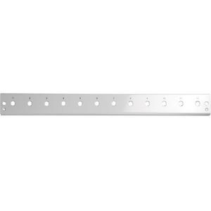 Frontpanel/Patchpanel leer (Schaltschrank) - Frontplatte 1HE 12ST - SB-FP-12ST-S