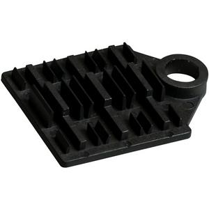 Spleißhalter - Spleißhalter für 6x Schrumpfspleißschutz (schwarz) - 53100.8