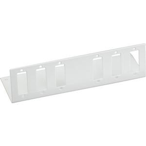 Frontpanel/Patchpanel leer (Schaltschrank) - Verteilerplatte 12 ST für 53603.1 - 53603.2