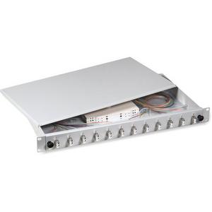 Patchpanel LWL - Spleißbox LC 62,5 / 125µ n.a. 24 Pigtails / 12 Kupplungen - B70912.24