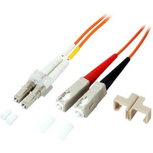 Patchkabel LWL - LWL Patchkabel Duplex Jumper LC / SC 50 / 125µ 1,5 m OM2 LSZH orange - O0320.1,5