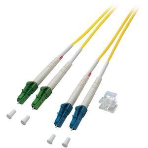 Patchkabel LWL - LWL Patchkabel Duplex Jumper LC-APC / LC 9 / 125µ 2 m OS2 LSZH gelb - O0384.2