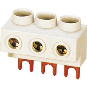 Zubehör für Niederspannungs-Schalttechnik - Sammelschienenklemme 3-polig für Klemmenleiste BK 25/3-PKZ 0 - 032720