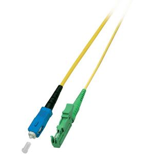 Patchkabel LWL - LWL Patchkabel Simplex Jumper E2000 APC8° / SC 9 / 125µ 10 m OS2 LSZH gelb - O0923.10