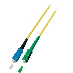 Patchkabel LWL - LWL Patchkabel Simplex Jumper SC / SC / APC 8° 9 / 125µ 10 m LSZH OS2 gelb - O0928.10