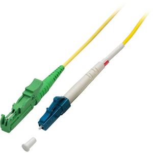 Patchkabel LWL - LWL Patchkabel Simplex Jumper LC-UPC/E2000-APC8° 9 / 125µ 5 m OS2 LSZH gelb - O1420.5