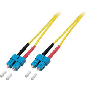 Patchkabel LWL - LWL Patchkabel Duplex Jumper SC / SC 9 / 125µ 1 m OS2 LSZH gelb - O2513.1