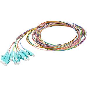 LWL-Pigtail - Faserpigtail LC 50 / 125µ OM3 12-farbiger Satz 2m - O3482.2