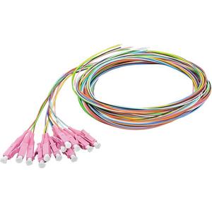 LWL-Pigtail - Faserpigtail LC 50 / 125µ OM4 12-farbiger Satz 2m - O3483.2