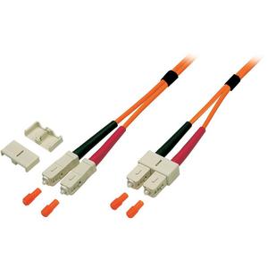 Patchkabel LWL - LWL Patchkabel Duplex Jumper SC/SC 62,5/125µ 5 m OM1 LSZH orange - O6423.5