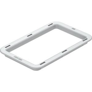 Kabelschutz für Installationskanal - Kabelschutzring Bodendurchführung AZ 105 x 62 PE hellgrau - 6066688