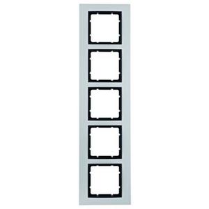 Abdeckrahmen - Rahmen 5-fach Alu / anthrazit B.7 - 10156904