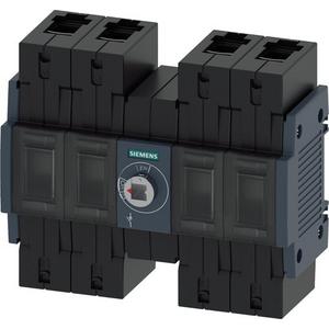 Lasttrennschalter - Lasttrennschalter 160A Baugr. 2 / 4-polig Frontantrieb mittig - 3KD3440-2NE20-0