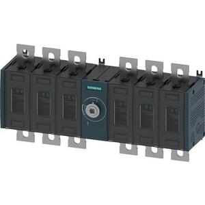 Lasttrennschalter - Lasttrennschalter 400A Baugr. 3 / 6-polig Frontantrieb mittig - 3KD4260-0PE20-0