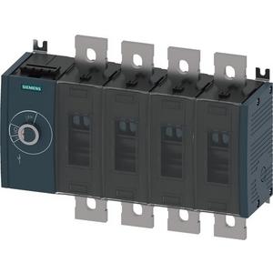 Lasttrennschalter - Lasttrennschalter 500A Baugr. 4 / 4-polig Seitenantrieb links - 3KD4444-0QE10-0