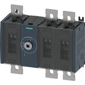 Lasttrennschalter - Lasttrennschalter 800A Baugr. 4 / 3-polig Frontantrieb mittig - 3KD4830-0QE20-0