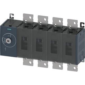 Lasttrennschalter - Lasttrennschalter 1250A Baugr. 5 / 4-polig Frontantrieb links - 3KD5240-0RE10-0