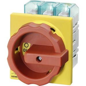 Lasttrennschalter - Haupt-/Not-Aus-Schalter 3pol. I125 P/AC-23A bei 400V=45kW Vierlochbe - 3LD2804-0TK53