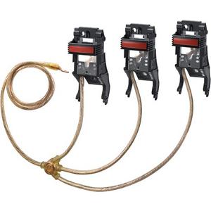 Zubehör für Niederspannungs-Schalttechnik - Erdungsgarnitur Zub. für Sicherungslasttrennschalter 3NJ 412-3NJ418 25 - 3NJ4910-1AA00