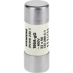 Zylindrische Sicherung - Zylindersicherung GG (NFC) ohne Anzeiger Gr.22x58mm 500V 100A - 3NW6230-1