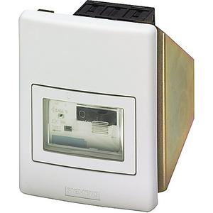 Leergehäuse für Schaltgeräte - Isolierstoff-Frontpl. IP55 Bet.smembrane und Halter für Leistungssch. - 3RV1913-4C