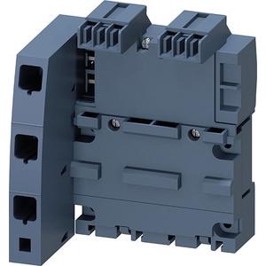 Sockel für Leistungsschalter - 3Ph.-Sammelschiene mit Einspeisung links für 2 Leistungsschalter S00 - 3RV2917-1A