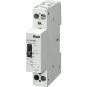 Installationsschütz Reiheneinbau - INSTA Schütz 0/1 Automatik mit 2 Schließern für AC230,400V - 5TT5800-6