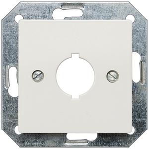 Abdeckung für Schalter, Taster, Dimmer, Jalousie - I-System titanweiß Abdeckplatte für Einbau-Befehlsgeräte für D=18,5mm - 5TG2567