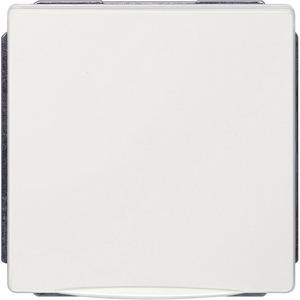 Steckdose - DELTA style platin-metallic SCHUKO-Steckdose 10/16A 250V mit Klappdeck - 5UB1852-1