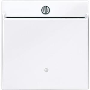 Abdeckung für Schalter, Taster, Dimmer, Jalousie - Card-Schalter aktivweiß glänzend - 315625