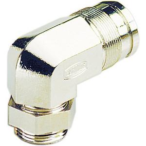 Gehäuse für Industriesteckverbinder - Einschraubgehäuse gewinkelt Schraubverriegelung Aluminium - 09150000122