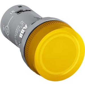 Leuchtmelder, Komplettgerät - Serie CL2 kompakte LED Meldeleuchte 22mm für 6,3 V DC GELB - 1SFA619403R5063