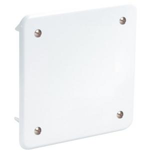 Deckel für Dose/Gehäuse für Montage in der Wand/Decke - Schraubdeckel mit Metallschrauben 130 x 130 mm - A9909.05