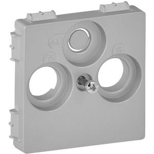 Kommunikationstechnik - TV-R - Sat Abdeckung System Hirschmann Valena Life Aluminium - 754802