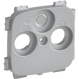 Kommunikationstechnik - TV-R - Sat Abdeckung System Hirschmann Valena Allure Aluminium - 754807