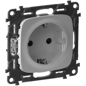 Steckdose - Steckdose Valena Allure Aluminium - 754887