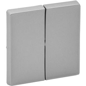 Abdeckung für Schalter, Taster, Dimmer, Jalousie - Wippe Serie Valena Life Aluminium - 755022