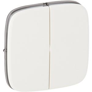 Abdeckung für Schalter, Taster, Dimmer, Jalousie - Wippe Serien- und Doppelwechselschalter Valena Allure ultraweiß - 755025