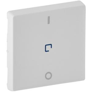 Abdeckung für Schalter, Taster, Dimmer, Jalousie - 2-polige elektronische Wippe ultraweiß - 755040