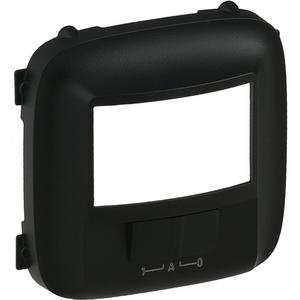 Abdeckung für Schalter, Taster, Dimmer, Jalousie - Abdeckung für Bewegungsmelder Komfort Valena Allure schwarz - 752181
