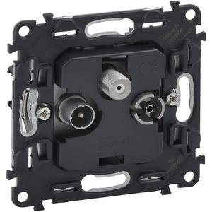 Antennensteckdose - Tv-R-Sat Enddose Einsatz Valena - 753064