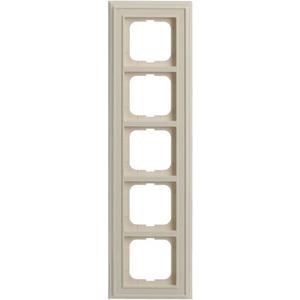 Abdeckrahmen - Abdeckrahmen 5-fach elfenbeinweiß - Busch-dynasty - 2CKA001754A4677