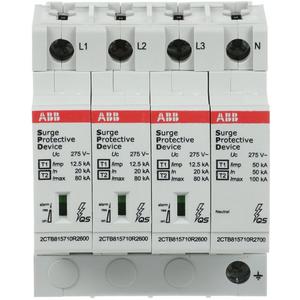 Kombi-Ableiter für Energietechnik - Überspannungableiter Typ 1 - 2 4-polig - 2CTB815710R1900