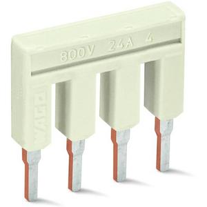 Querverbinder/Brücker für Reihenklemme - 7-Fach Kammbrücker Nennstrom 25 A isoliert lichtgrau - 2002-407