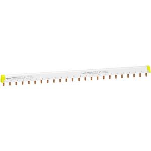 Phasenschiene - Phasenschiene Steg ablängbar 3-polig 24 TE 100 A - A9XPH324