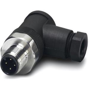 Sensor-Aktor-Steckverbinder - 4-Poliger abgewinkelter Steckverbinder M 12 - 1553200